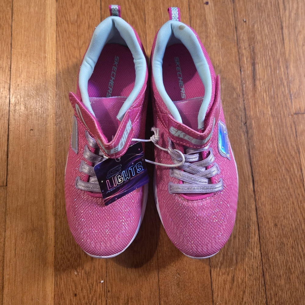 Skechers Kids' Sparkling Pink Sneakers